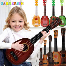 Children's Guitar Toy Simulation Ukulele Musical Instrument Educational Developmen Toys For Kids Interest Development Play Games 2024 - buy cheap