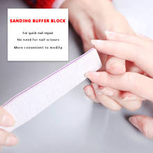 MIZHSE Strong Thick Nail Files Professional Manicure Buffer Pedicure Double-sided Sanding Blocks Grinding Polishing Manicure 2024 - buy cheap