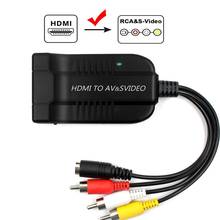 HDMI Converter HDMI to 3RCA S-video Adapter Composite R/L Audio High Definition Multimedia Interface 1080P Video 2024 - buy cheap