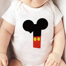 Baby Bodysuit Kawaii Cartoon Print Infant Clothes Disney Mickey Mouse Toy Story Frozen Boy Girls Romper Cute Toddler Jumpsuit 2024 - buy cheap