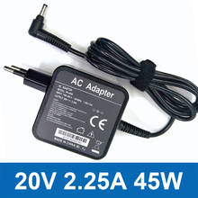 Adaptador de corriente para portátil, cargador de 20v, 2.25a, 45W, CA, para Lenovo ADL45WCG, ADP-45DW, CA, PA-1450-55LR, enchufe europeo 2024 - compra barato