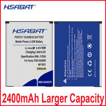 HSABAT 0 Cycle 2400mAh NP-BX1 Battery for Sony FDR-X3000R RX100 AS100V AS300 HX400 HX60 AS50 WX350 AS300V HDR-AS300R FDR-X3000 2024 - buy cheap