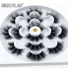 New 7 pairs 10-25mm fake Eyelashes 100% Mink Eyelashes Mink Lashes Natural Dramatic Volume Eyelashes Extension False Eyelashes 2024 - buy cheap