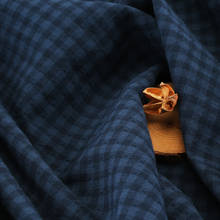 Высококачественная хлопчатобумажная ткань возвращается к древним и делает древних чувствовать себя решетчатой серии tissu одежда платья пальто tissus 2024 - купить недорого