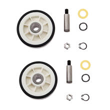 2Sets 303373K Dryer Roller Wheel Drum Support Kit for Hardwick Magic Chef Maytag Kenmore WP12001541 12001541 AP4008534 2024 - buy cheap