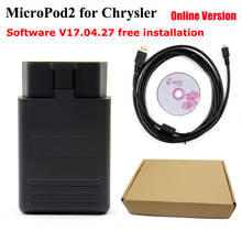 Online Version V17.04.27 MICROPOD 2 Diagnostic Tool For-Chrysler/D-odge/J-eep Multi-Languages Micro Pod2 OBD2 Diagnostic Tool 2024 - buy cheap