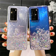 Soft Clear Glitter Star Case TPU Cover for HUAWEI P40 Lite E Y7P Y5P Honor 9A 9S 9C Nova 7i 5T Drop-proof Silicone Cases 2024 - buy cheap
