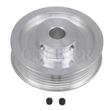 CNBTR v-тип шкив 5 слотов с 2 винтами 10 мм внутренний диаметр отверстия 58 мм диаметр 2024 - купить недорого