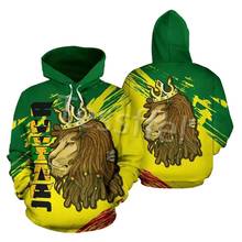 Tessffel Jamaica Lion Judah 3D Printed Men's Sweatshirt Zipper Hoodie Unisex Casual Jacket Autumn/Winter Dropshipping Style-8 2024 - buy cheap