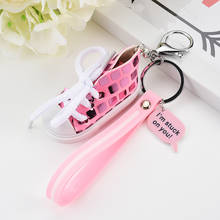 NEW Silicone Sport Shoes Keychain Bag Charm Woman Men Kids Key Ring Gifts Jewelry Holder Llaveros Chaveiros  EH371 2024 - buy cheap
