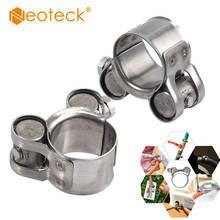 Neoteck 10 Pcs stainless steel hose clamp heavy duty exhaust turbocharged For car 20-22mm hinge pin clip 2024 - buy cheap