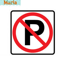 NO PARKING Stickers Warning Violation Towing Car Sign Car Sticker Waterproof Vinyl Decal JDM JEEP Van Bike Offroad RV A4 Q3 Polo 2024 - buy cheap
