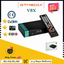 New HD GTmedia V8X Satellite TV Receiver Freesat V8 Super Updated from GTmedia V8 Nova V9 Super Built-in WIFI ship spain poland 2024 - buy cheap