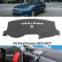 Car Dashboard Cover Pad For Ford Fusion 2013-2017 Anti-Slip Dashboard Carpet Sunshade Dashmat Protective Cape Rug Accessories 2024 - buy cheap