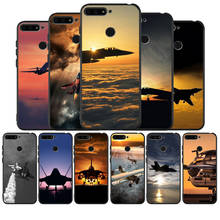 Funda de teléfono de silicona negra para honor, protector de avión Sunrise, avión, 30, 20 Pro, 8, 8X, 9, 10, 20 Lite, Mate 10, 20, 30 Lite Pro 2024 - compra barato