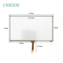 117*70mm A0873E-G 5 inch Touch Screen For GPS Navigator Replacement Panel 2024 - buy cheap