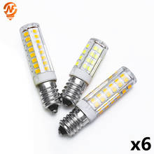 6pcs/lot E14 Led Lamp Ceramic LED Bulb AC 220V 230V 240V 3W 4W 5W 7W 2835 SMD LED Corn Bulb 360 Degree Angle Led Spotlight Lamp 2024 - buy cheap