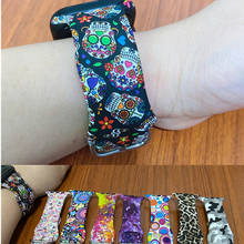 Leopard Printing Silicone Strap for Apple Watch Band 44MM 40MM 38MM 42MM Floral Bracelet Belt for iWatch Series 6 SE 5 4 3 2 1 2024 - buy cheap