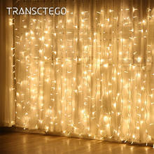Festoon Led Christmas Lights Fairy Lights Garland Curtain String Light Decorations for Home Outdoor Garden Tree Wedding Party 2024 - buy cheap