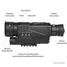 5X40 Monocular Night Vision Infrared Night-Vision Camera Military Digital Monocular Telescope Night Hunting Navigation DeviceNew 2024 - buy cheap