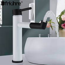 Bathroom Tall Basin Sink Faucet Matte Black Chrome Slim Washbasin Water Mixer Tap Hot Cold Water Basin Crane Tap Bathroom Tap 2024 - buy cheap