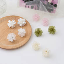 Korean Sweet Candy Color Resin Flower Stud Earrings for Women Girls Floral Statement Earrings Party Holiday Jewelry Oorbellen 2024 - buy cheap