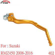 Motorcycle Aluminum Forged Kick Start Lever Pedal For SUZUKI RMZ450 RMZ 450 2008 2009 2010 2011 2012 2013 2014 2015 2016 2024 - buy cheap