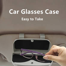 Estuche para gafas de sol de coche, caja de almacenamiento de 3 colores, accesorios para Interior de automóvil, soporte para gafas, visera de automóvil, 39mm de espesor 2024 - compra barato