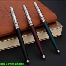 High Quality Brand Hero Metal Ink Fountain Pen School Student Homework Writing Gift Pen Buy 2 Send Gift 2024 - buy cheap