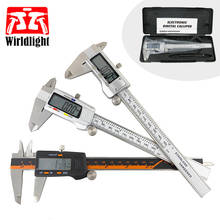 Paquimetro digital caliper 0-150mm vernier caliper de aço inoxidável metal embalagem caliper calibre micrômetro eletrônico calibre 2024 - compre barato