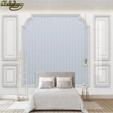 Beibehang personalizado quarto mobiliário foto 3d branco gesso couro macio saco papel de parede mural tv fundo papéis decoração da sua casa 2024 - compre barato