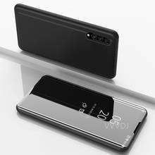 Умный зеркальный флип-чехол для телефона Lite P20 Pro Mate 30 20 10 Lite P Smart Z Y6 Y9 Y7 Prime 2019, чехол для Huawei Honor 8X 9X P30 2024 - купить недорого