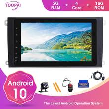 TOOPAI Android 10 For Porsche Cayenne 2003-2010 Wifi 3G/4G GPS Navigation Car Multimedia Player Auto Radio SWC Head Unit Stereo 2024 - buy cheap