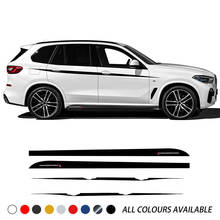 For BMW X5 M F15 F85 Car Door Side Stripes Skirt Stickers M Performance Waist Line Upper Stripes Body Kit Decal Accessories 2024 - buy cheap