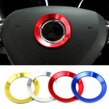 Car Steering Wheel Ring Circle Stickers Case For Skoda Octavia A5 A7 Fabia Rapid Yeti Superb Alloy Auto Decorative Covers 2024 - buy cheap