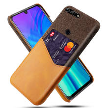Business Case For Huawei Honor V20 20 20i 10i 10 9 lite V9 V8 8X 7X PU Leather Card Slot Cover Cases For Honor 8A 8S 8X MAX Play 2024 - buy cheap