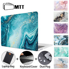 Mtt caso de mármore para macbook ar pro 11 12 13 15 16 polegada 2020 capa luva do portátil para mac book pro 13 toque id coque a2337 a2289 2024 - compre barato