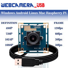 1080p 2megapixel with 2.1mm lens full hd MJPEG 30fps/60fps/120fps high speed CMOS OV2710 Wide angle Mini CCTV USB Camera Module 2024 - buy cheap