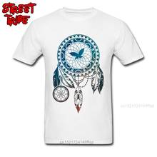 Men Top T-shirts Dream Catcher Tshirt Designer Tops Dreamcatcher Shirt 100% Cotton O Neck Short Sleeve Europe Streetwear White 2024 - buy cheap