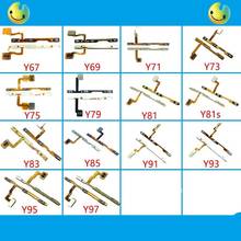 Vivo-cabo flex de alimentação e volume, y67, y69, y71, y73, y75, y79, y81s, y83, y85, y91, y93, y95, y97, interruptor silencioso, novo 2024 - compre barato