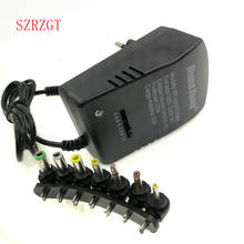 Universal power Supply adapter Multi 3V 6V 9V 12V Power Supply Adapter 3 6 9 12 V Volt Converter Cable 7 Plugs Adapters 3A 30W 2024 - buy cheap