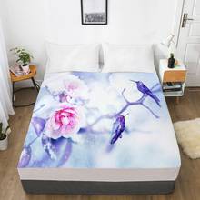 3D Fitted Sheet Custom Single Queen King Size Mattress Cover With Elastic Bed Sheet 200x220 Bedding Microfiber Drop Ship 2024 - compre barato