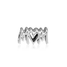 Mum Script Charm Beads for Jewelry Making Women 925 Sterling Silver Jewelry Mother's Day Vintage Beads for Charms Bracelets DIY 2024 - buy cheap