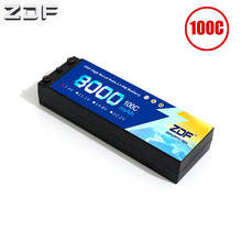 ZDF-batería Lipo para coche a control remoto, 7,4 V, 8000mAh, 2S2P, 100C, 59.2WH, 1/10 2024 - compra barato