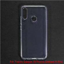 Для Tecno Camon 11 чехол s противоударный мягкий ТПУ чехол для Tecno Camon 11 Pro Противоскользящий силиконовый защитный чехол 2024 - купить недорого