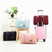 Bolsa de lona grande plegable, bolso de almacenamiento de equipaje, bolsa de viaje impermeable, bolso de mano 2024 - compra barato