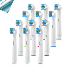 Cabeças de escova de substituição para braun oral b d12, d16, d29, d20, d32, oc20, d10513, db4510k 3744 3709 3757 d19 oc18 d811 d9525 d9511, 12 peças 2024 - compre barato