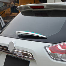 Cubierta de limpiaparabrisas para ventana trasera de coche, embellecedor de ABS cromado para Nissan X-TRAIL Xtrail T32 2014-2018, accesorios, 3 uds. 2024 - compra barato