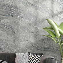 Papel de parede foto personalizada 3d, padrão marmorizado cinza para sala de estar, sofá, plano de fundo para tv, mural de arte em parede, à prova d'água, papel de parede moderno 2024 - compre barato