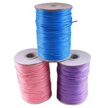 1mm Waxed Thread Beading rope Sewing Cord pink/light purple/light blue Braided Bracelet  Necklace Jewelry Making DIY Accessories 2024 - buy cheap